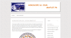 Desktop Screenshot of horoscopedujourgratuit.fr